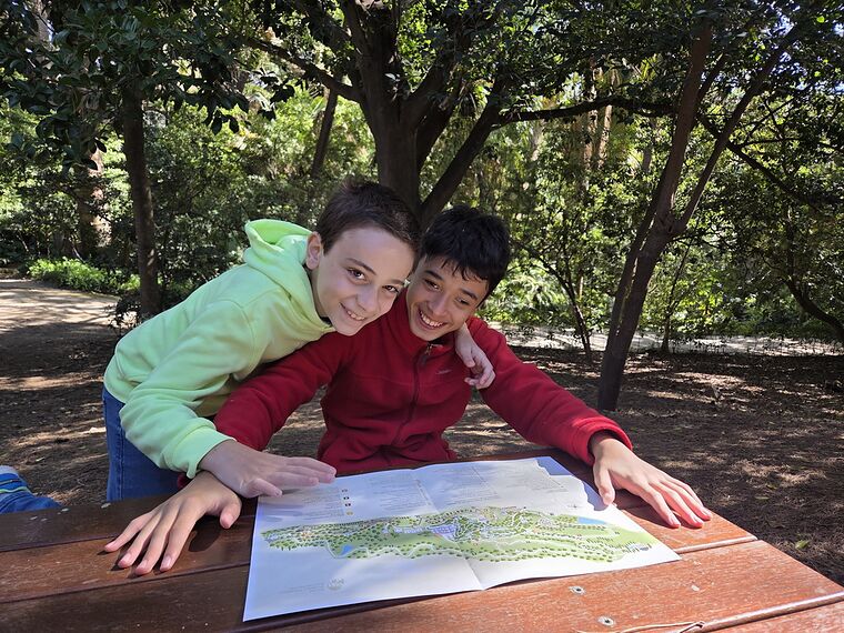 En el parque botánico de Málaga