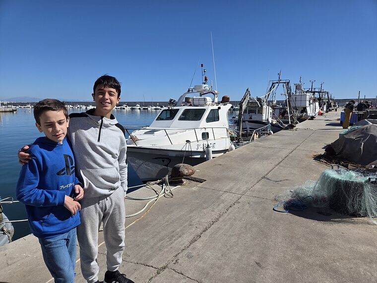Barcos amarrados en el puerto de Fuengirola